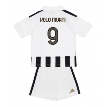 Juventus Randal Kolo Muani #9 Maglia Gara Casa Repliche 2026-27 Bambino Maniche Corte